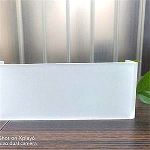 细条纹蒙砂U型玻璃 细条纹蒙砂U型玻璃